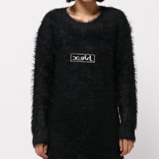 新品 x-girl シャギーニットワンピース 新品 x-girl シャギーニットワンピース