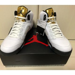 ナイキ(NIKE)のAIR JORDAN5 レトロOG ナイキエアージョーダン5 olympic(スニーカー)