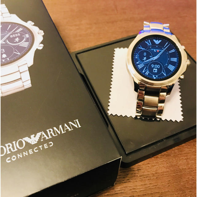 Emporio Armani(エンポリオアルマーニ)のエンポリオアルマーニ  スマートウォッチ メンズの時計(腕時計(アナログ))の商品写真