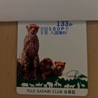 あーや様専用　富士サファリパーク無料券(動物園)