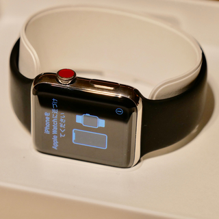 アップルウォッチ(Apple Watch)のApple Watch series3 ステンレス 42mm(腕時計(デジタル))