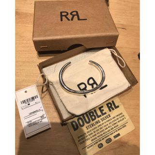 ダブルアールエル(RRL)のほぼ新品 rrl ブレスレット バングル シルバー 925 S(ブレスレット)