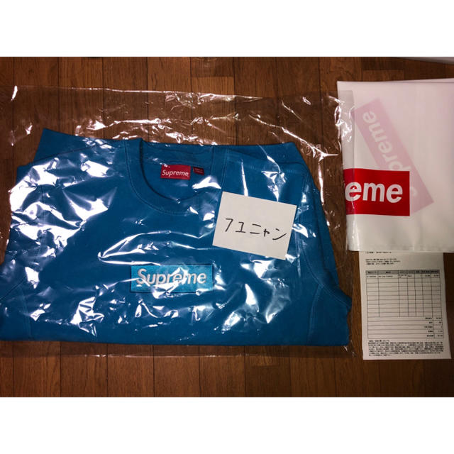 Supreme box logo crewneck royal BOXロゴ