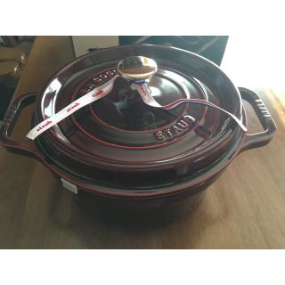 ストウブ(STAUB)のStaub ココットラウンド22cm(鍋/フライパン)