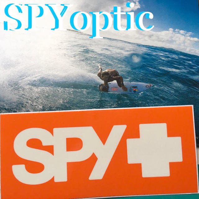 SPY(スパイ)のSPYスパイ オプティックUS限定オレンジBOXバナー ステッカー スポーツ/アウトドアのスポーツ/アウトドア その他(サーフィン)の商品写真