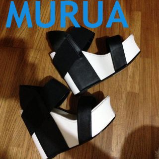 ムルーア(MURUA)のMURUA EDGEゴムサンダル(サンダル)