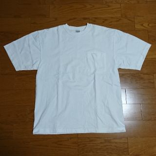 ヘインズ(Hanes)のCAMBER 8oz Tシャツ 白 サイズL キャンバー 2回着用美品(Tシャツ/カットソー(半袖/袖なし))