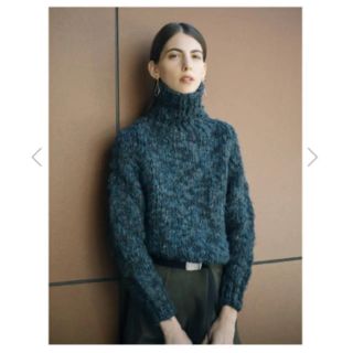 アメリヴィンテージ(Ameri VINTAGE)のITALY MIX YARN TUCK KNIT(ニット/セーター)