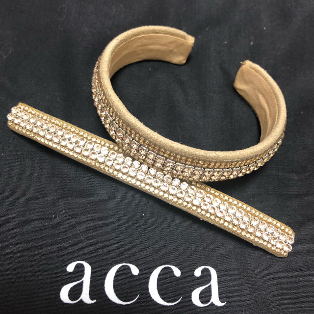 大人気新品 acca - acca マリアシリーズ バレッタ&バングル バレッタ