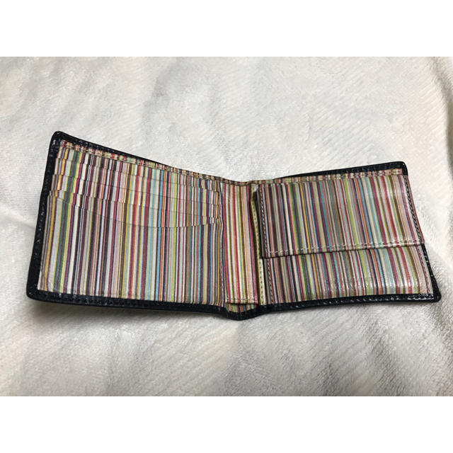Paul Smith(ポールスミス)のポールスミス　レザー２つ折れ財布 メンズのファッション小物(折り財布)の商品写真