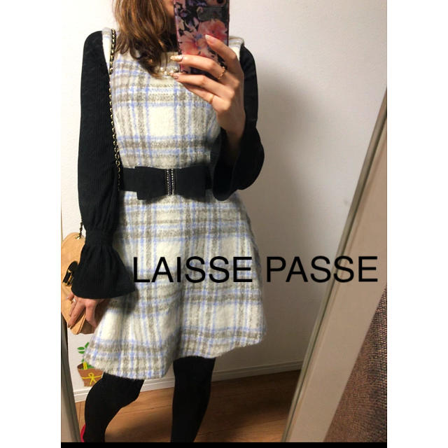 LAISSE PASSE(レッセパッセ)の☆LAISSE PASSE☆レッセパッセ  チェックワンピース レディースのワンピース(ミニワンピース)の商品写真