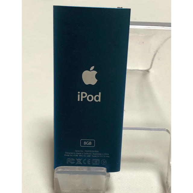 Apple(アップル)のiPod nano 8GB A1285【MB732/A】　初期化済 スマホ/家電/カメラのオーディオ機器(ポータブルプレーヤー)の商品写真