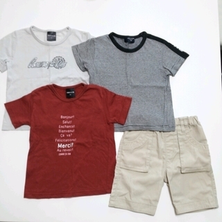 コムサイズム(COMME CA ISM)のコムサ☆男の子90Tシャツ&パンツセット(Tシャツ/カットソー)