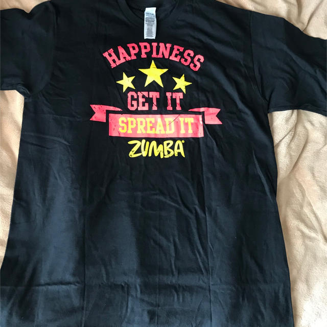 Zumba(ズンバ)のズンバ ZUMBA ティーシャツ 黒 ブルー 黄色 新品 レディースのトップス(Tシャツ(半袖/袖なし))の商品写真