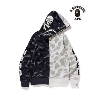 アベイシングエイプ(A BATHING APE)の[M] NEIGHBORHOOD BAPE CAMO SHARK HOODED(パーカー)