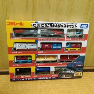 タカラトミー(Takara Tomy)のプラレール　いっぱいつなごう金太郎＆貨車セット　貨物列車(電車のおもちゃ/車)