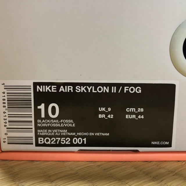 NIKE(ナイキ)の【28.0cm】NIKE AIR SKYLON Ⅱ フィアオブゴット スカイロン メンズの靴/シューズ(スニーカー)の商品写真