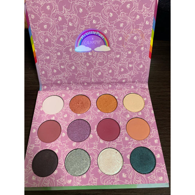 colourpop(カラーポップ)のColorPop my little pony アイシャドウパレット コスメ/美容のベースメイク/化粧品(アイシャドウ)の商品写真