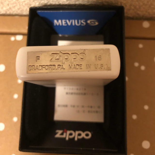 ZIPPO(ジッポー)のMEVIUS キャンペーン zippo ライター　非売品 メンズのファッション小物(タバコグッズ)の商品写真