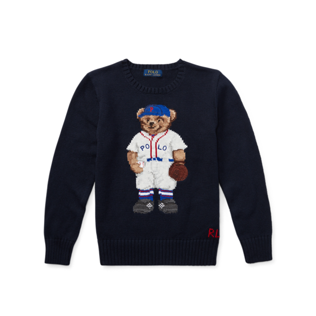 POLO RALPH LAUREN(ポロラルフローレン)のラルフローレン　公式サイト購入品　ポロベアニットセーター キッズ/ベビー/マタニティのキッズ服男の子用(90cm~)(ニット)の商品写真