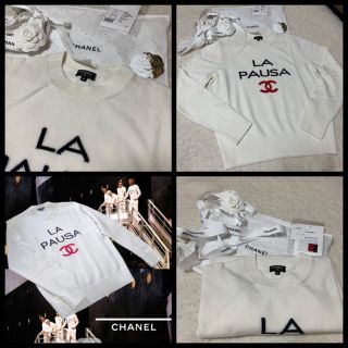 CHANEL - CHANEL2019 LA PAUSA カシミヤ100% ニット ラ パウザの通販