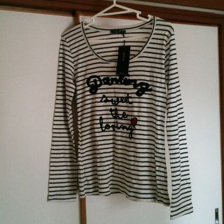 イング(INGNI)の新品☆ボーダー長袖トップス(Tシャツ(長袖/七分))