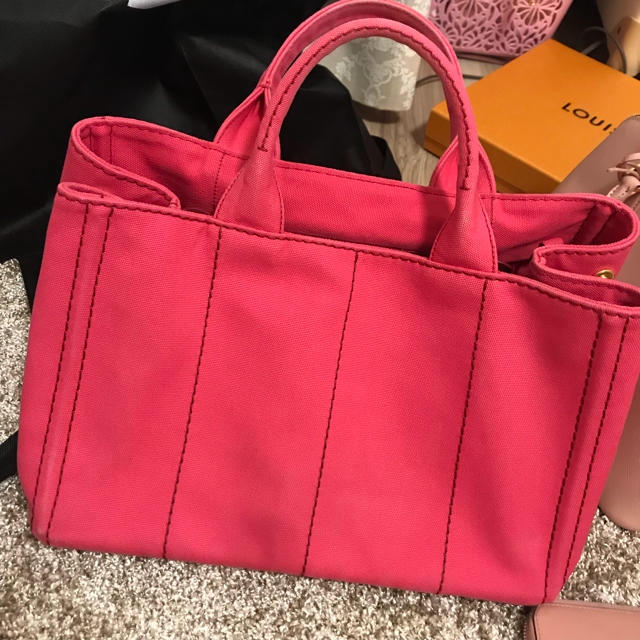PRADA カナパ ローズピンク 大 ラージ | www.innoveering.net