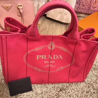 PRADA カナパ ローズピンク 大 ラージ