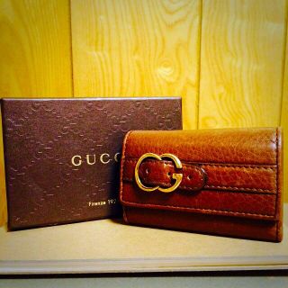 グッチ(Gucci)の箱付き GUCCIキーケース レザー(その他)