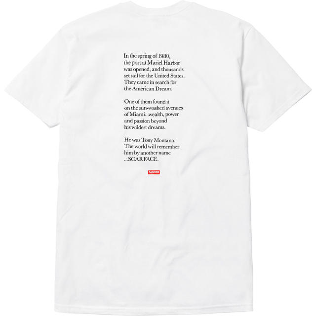 Supreme(シュプリーム)のSupreme Scarface Friend Tee メンズのトップス(Tシャツ/カットソー(半袖/袖なし))の商品写真