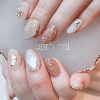 ネイルチップ ジェルネイル asmnail コスメ/美容のネイル(つけ爪/ネイルチップ)の商品写真