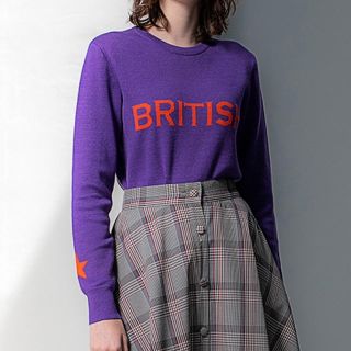 ダブルスタンダードクロージング(DOUBLE STANDARD CLOTHING)のダブスタ 綿ナイロンジャガードプルオーバー 完売品(ニット/セーター)