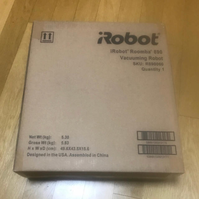 iRobot(アイロボット)の価格変更！39500円 未使用未開封品 2018年11/末購入 ルンバ890 スマホ/家電/カメラの生活家電(掃除機)の商品写真
