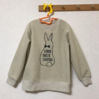 サンカンシオン(3can4on)のうさぎのフリーストレーナー(Tシャツ/カットソー)