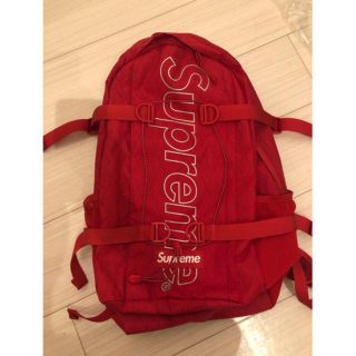 シュプリーム(Supreme)のsupreme backpack (RED)(バッグパック/リュック)