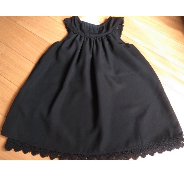 新品タグ付き❤フォーマルワンピース❤90 キッズ/ベビー/マタニティのキッズ服女の子用(90cm~)(ワンピース)の商品写真