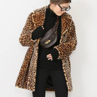 ドゥーズィエムクラス(DEUXIEME CLASSE)のドゥーズィエムクラス STAND LEOPARD COAT(毛皮/ファーコート)