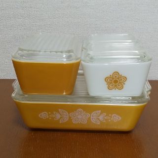 パイレックス(Pyrex)のキャセロール　オールドパイレックス(ガラス)