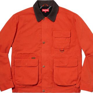 シュプリーム(Supreme)のsupreme  field jacket オレンジ(ミリタリージャケット)