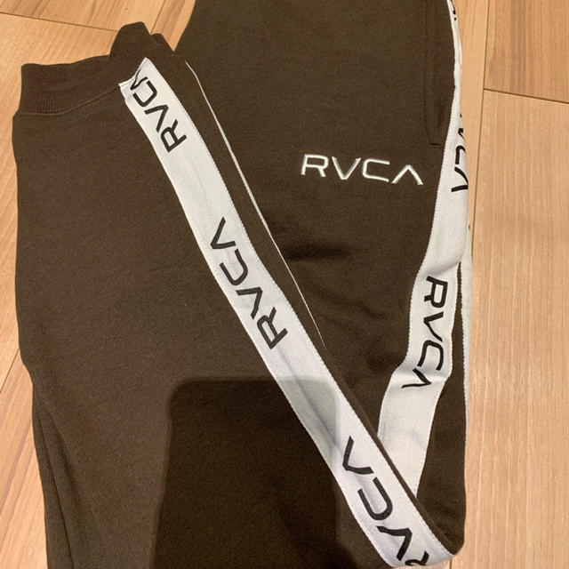 RVCA(ルーカ)のRVCAラインロゴスウェットパンツ👏✨ Sサイズ ブラウン👌✨ メンズのトップス(スウェット)の商品写真