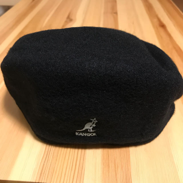 KANGOL(カンゴール)の【新品未使用】カンゴール  ハンチング 黒色×白色 メンズの帽子(ハンチング/ベレー帽)の商品写真