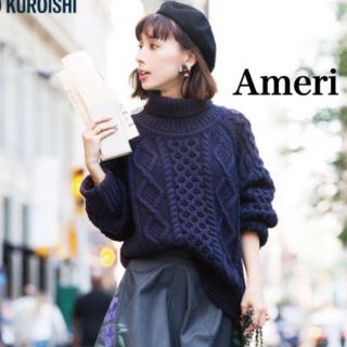 アメリヴィンテージ(Ameri VINTAGE)のAMERI  アメリヴィンテージ  VARIOUS CABLE KNIT (ニット/セーター)