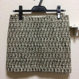 ナルシス(Narcissus)の美品 narcissus ツイードミニスカート S〜M ナルシス インポート(ミニスカート)