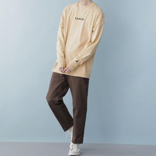 カンゴール(KANGOL)の新品☆カンゴール☆長袖Ｔシャツ☆Ｍサイズ☆ベージュ(Tシャツ/カットソー(七分/長袖))