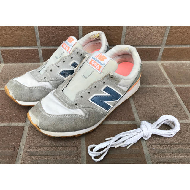 New Balance(ニューバランス)の★NEW BALANCE WR996 MNK ニューバランス＊グレーxピンク レディースの靴/シューズ(スニーカー)の商品写真