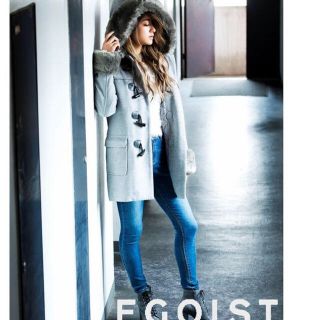 エゴイスト(EGOIST)のEGOISTダッフルコートグレー☆(ダッフルコート)