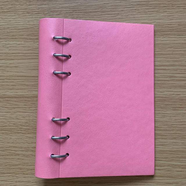 Filofax(ファイロファックス)のクリップブック バイブルサイズ ピンク メンズのファッション小物(手帳)の商品写真