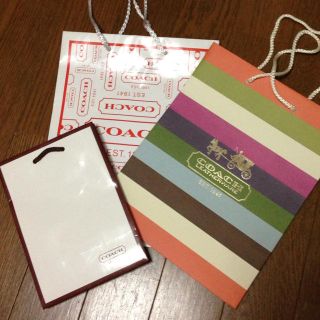 コーチ(COACH)のCOACH ショップ袋3枚セット♡(ショップ袋)
