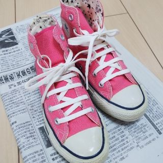 コンバース(CONVERSE)のオールスターコンバース ピンク(スニーカー)