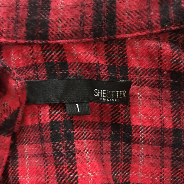 Shel'tter ORIGINAL(シェルターオリジナル)の美品★SHEL'TTER★チェックシャツマキシワンピース レディースのワンピース(ロングワンピース/マキシワンピース)の商品写真